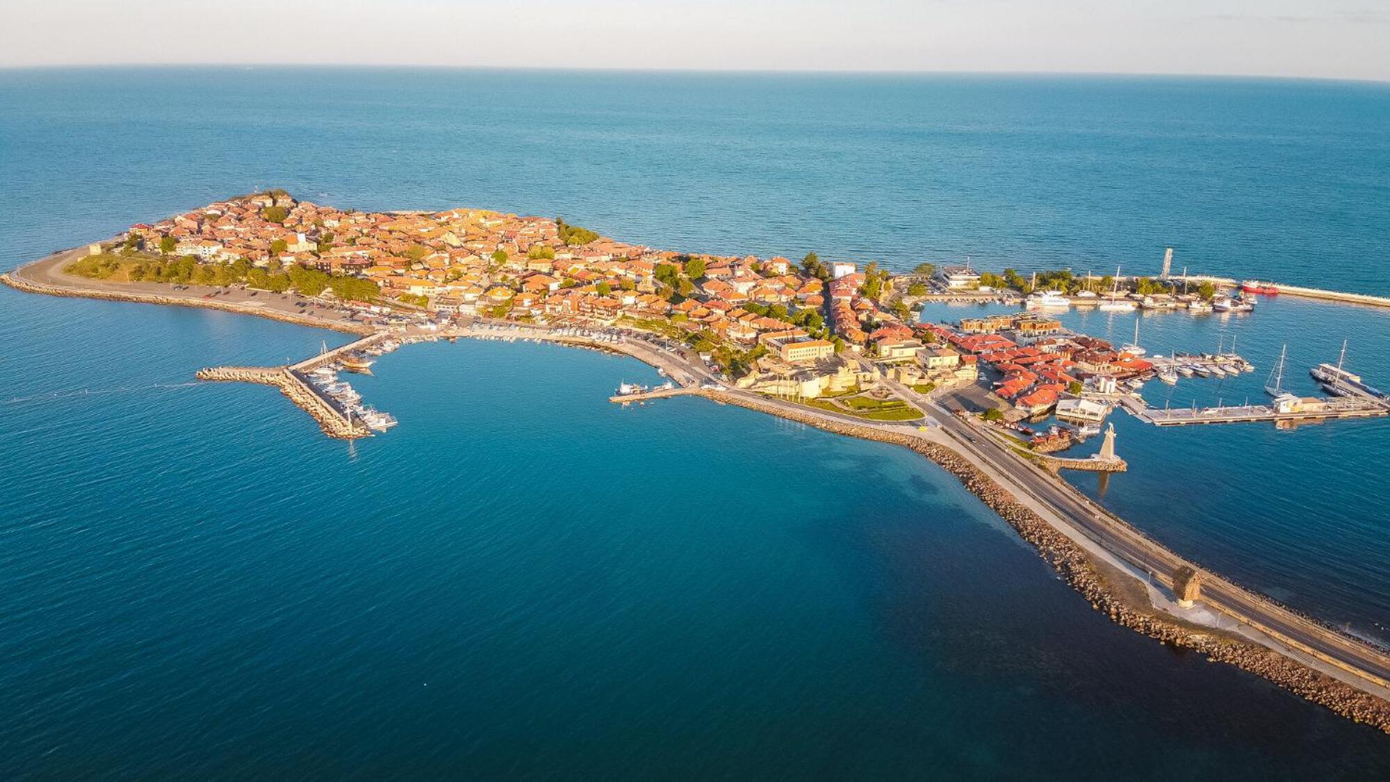 Nesebar cozy Studio 302b Apartment Bagian luar foto